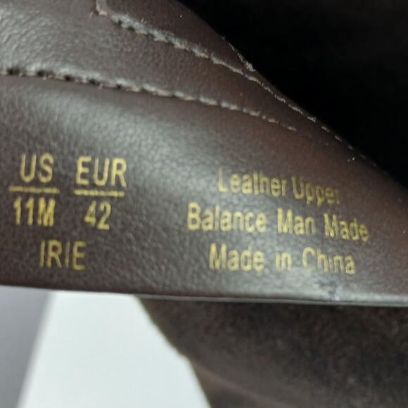 Sam Edelman SZ 11/42 Irie Calfskin Suede Square Toe Boots In Chocolate Brown - Picture 10 of 11